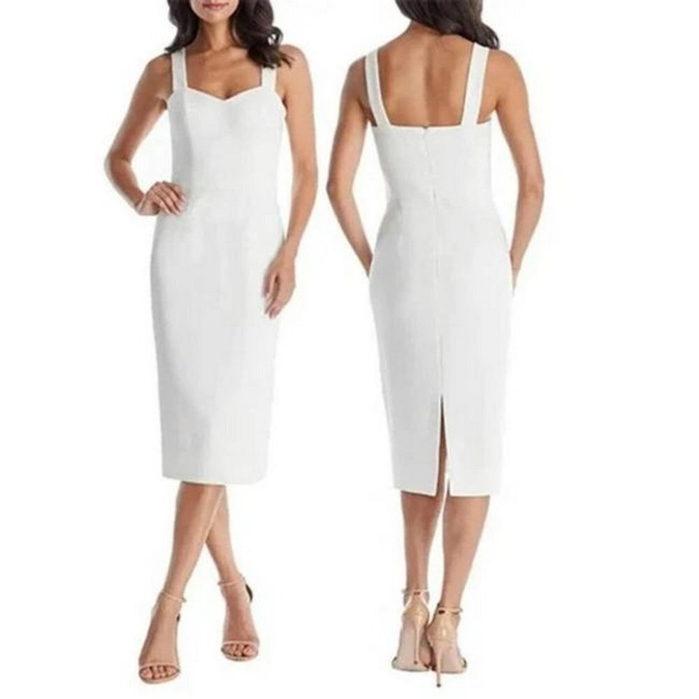 Dress The Population Off White Nicole Cocktail Dress